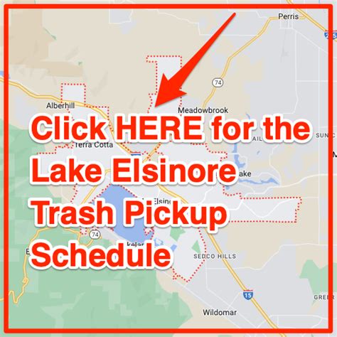 Lake elsinore trash service  Aug 05